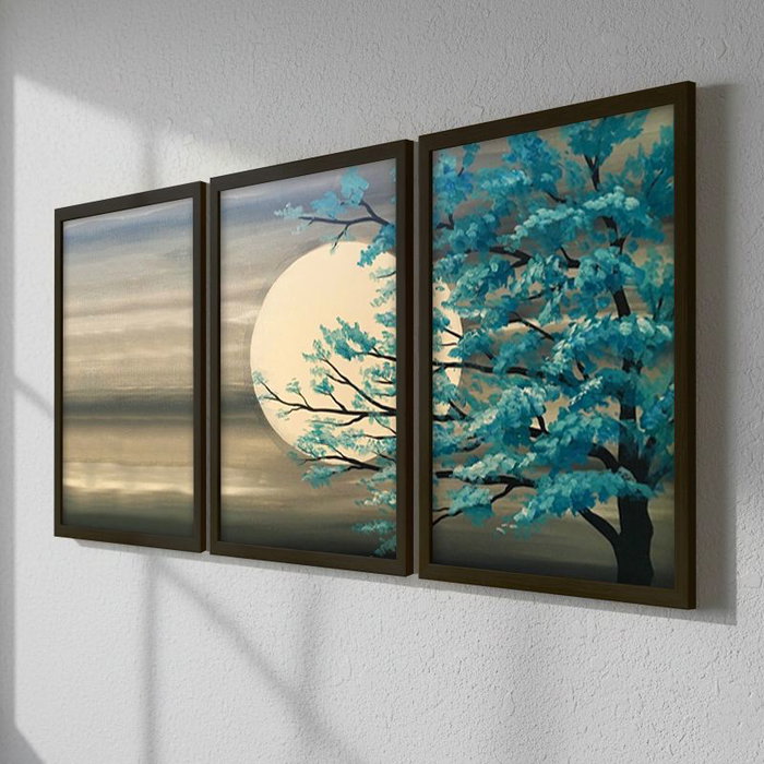 Wallity Cuadro Decorativo Enmarcado Desconocido (3 Piezas) Wallity Cuadro Decorativo Enmarcado Desconocido (3 Piezas)